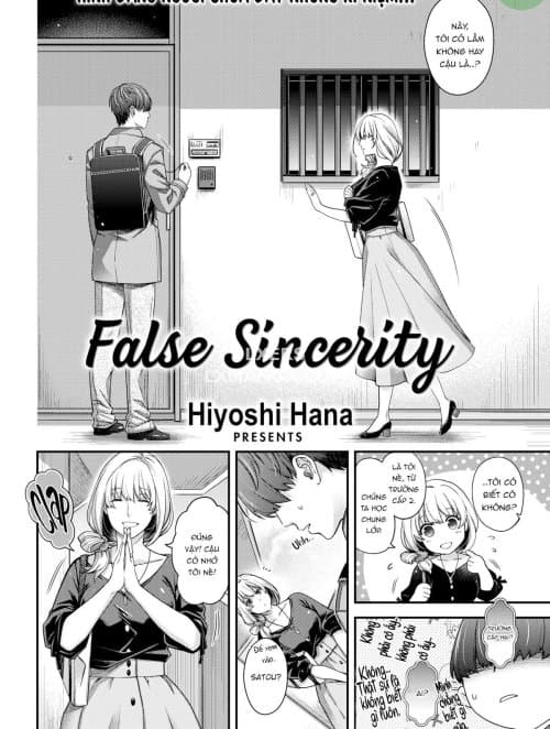 False Sincerity