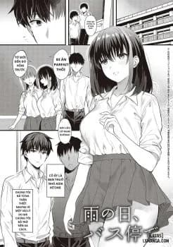 Trạm Xe Buýt Ngày Mưa